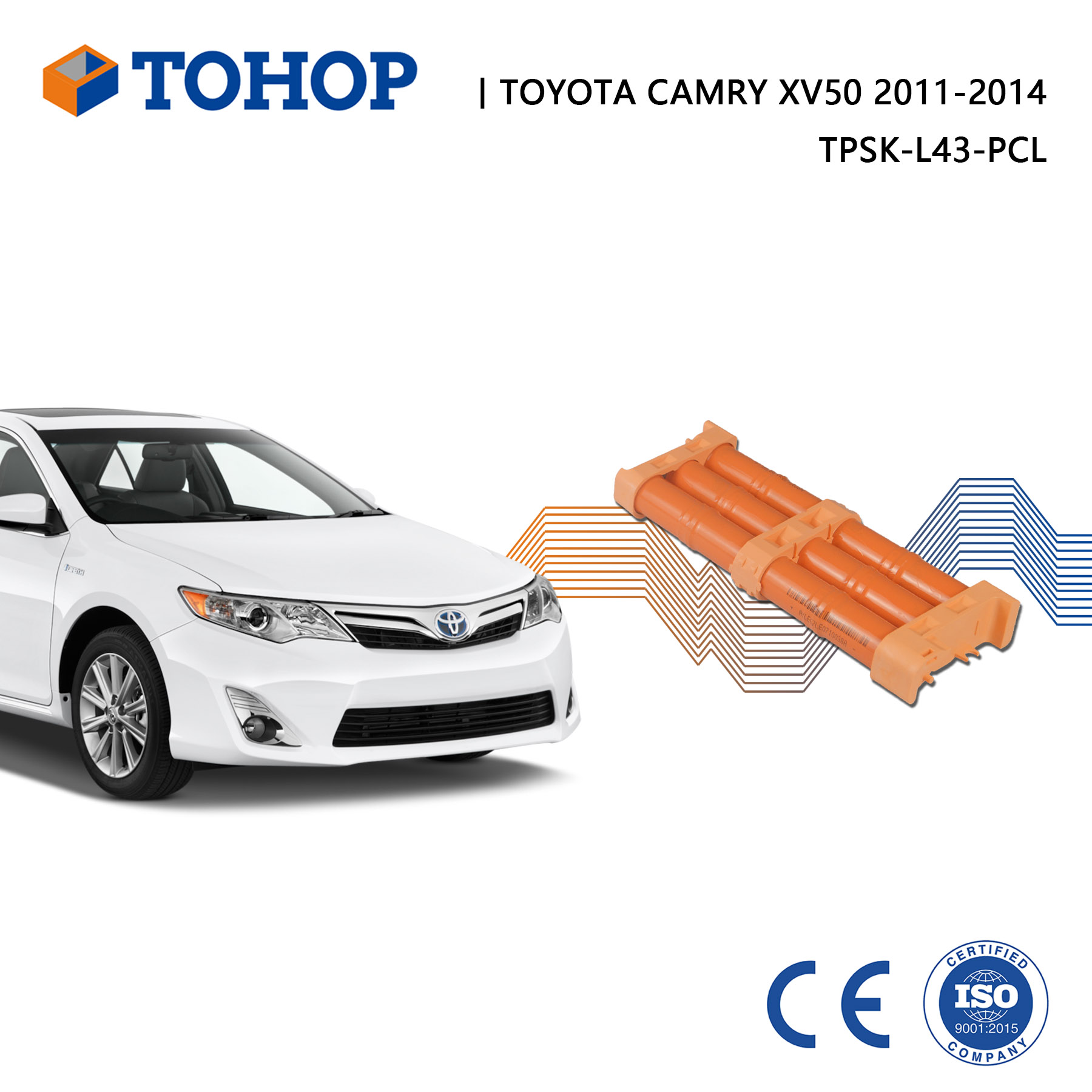 Toyota Camry XV50 Hybrid Batterie 2012 NI-Mh 14,4V/6,5Ah