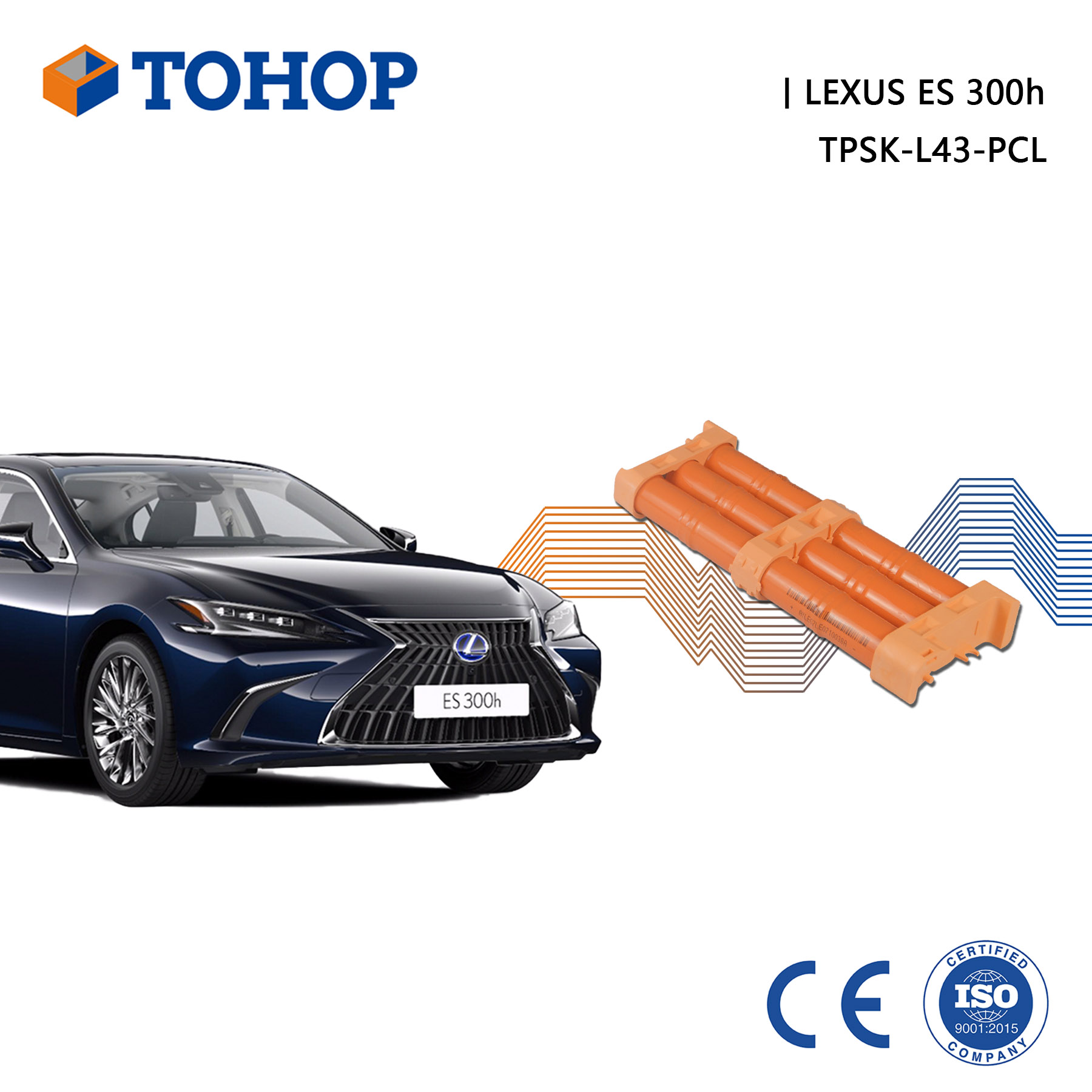 ES300h Wiederaufladbarer 6,5-Ah-Hybridbatteriesatz für Lexus
